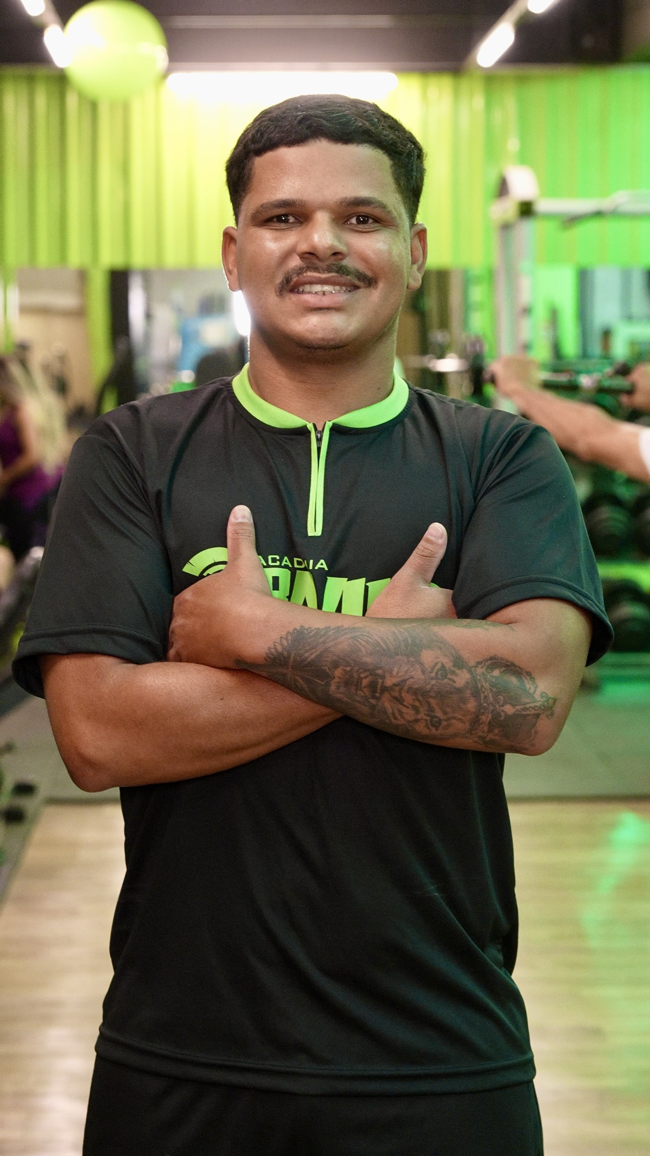 Matheus, Apoio da Academia Bravus Fitness